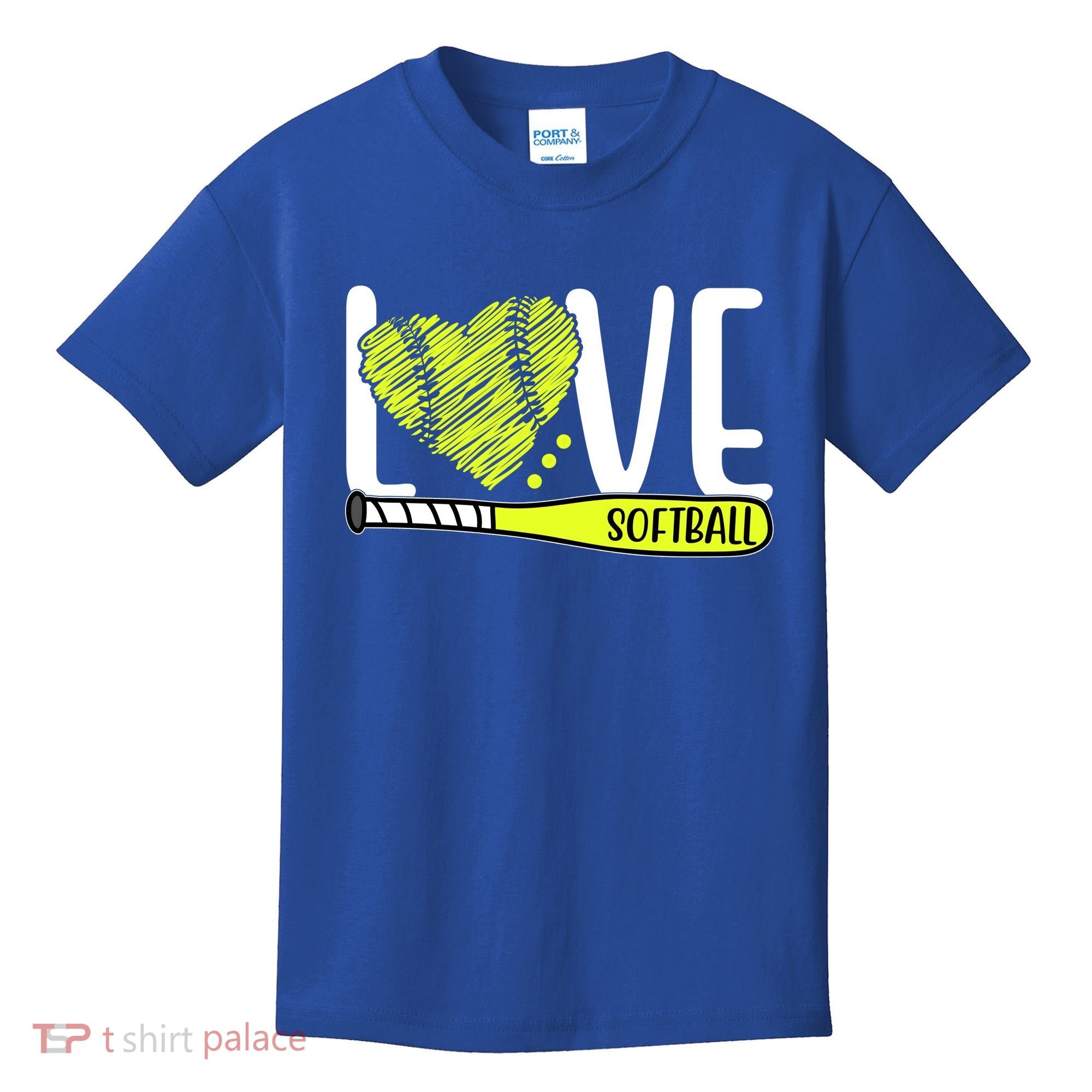 Love Softball Hobby Sport Gift Kids T-Shirt