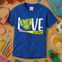 Love Softball Hobby Sport Gift Kids T-Shirt thumb 3