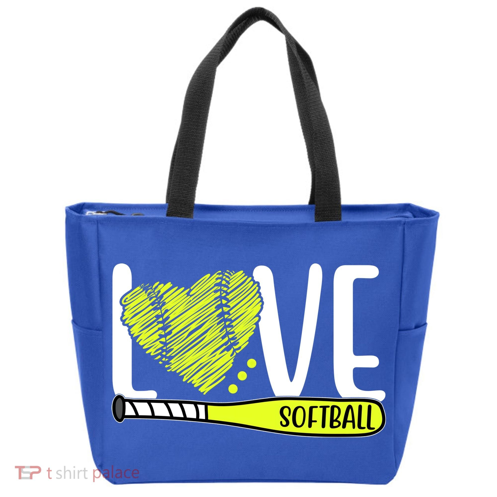 Love Softball Hobby Sport Gift Tote Bag