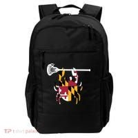 Lacrosse Shirts Helmet Sticks LAX Maryland Flag Gift Backpack thumb 0