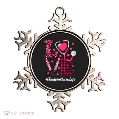 Love Stethoscope Hearts Dialysis Nurse Valentine's Day Gift Ornament