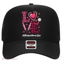Love Stethoscope Hearts Dialysis Nurse Valentine's Day Gift Hat thumb 0