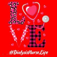 Love Stethoscope Hearts Dialysis Nurse Valentine's Day Gift Santa Hat thumb 1