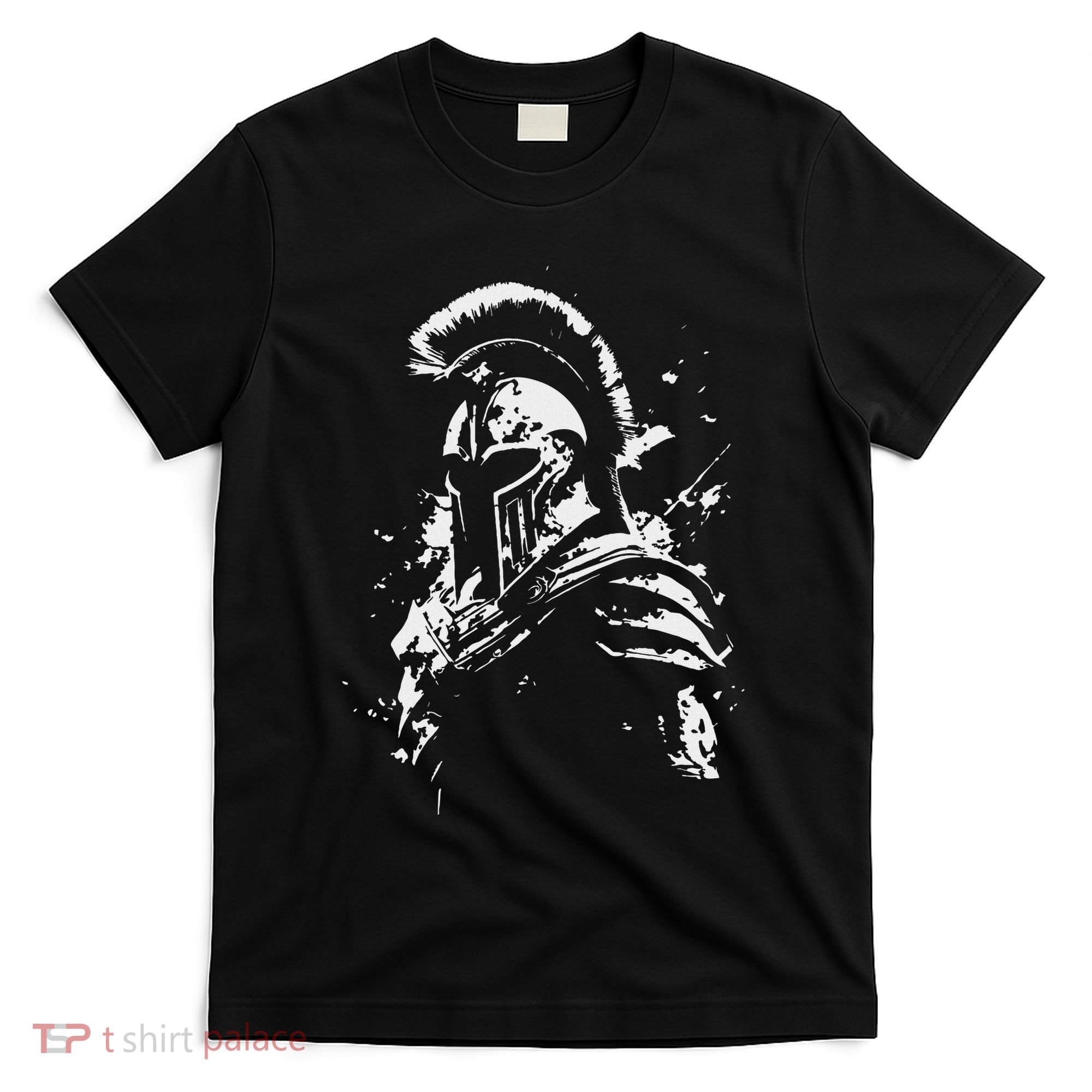 Leonidas Spartan Helmet Gym Sparta Workout Greek Warrior T-Shirt
