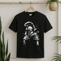 Leonidas Spartan Helmet Gym Sparta Workout Greek Warrior T-Shirt thumb 2