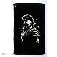 Leonidas Spartan Helmet Gym Sparta Workout Greek Warrior Golf Towel thumb 0