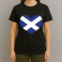 Ladies Scotland Heart Flag Scotland T-Shirt thumb 4