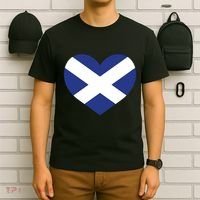 Ladies Scotland Heart Flag Scotland T-Shirt thumb 6
