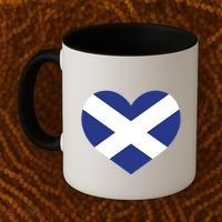 Ladies Scotland Heart Flag Scotland Coffee Mug thumb 2