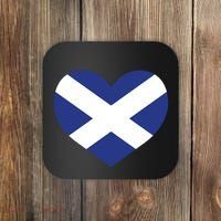 Ladies Scotland Heart Flag Scotland Coaster thumb 0