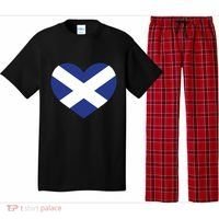 Ladies Scotland Heart Flag Scotland Pajama Set thumb 0