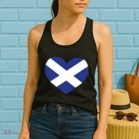 Ladies Scotland Heart Flag Scotland Women's Tank Top thumb 2