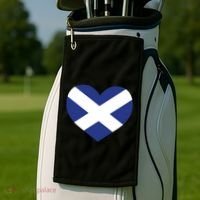 Ladies Scotland Heart Flag Scotland Golf Towel thumb 2