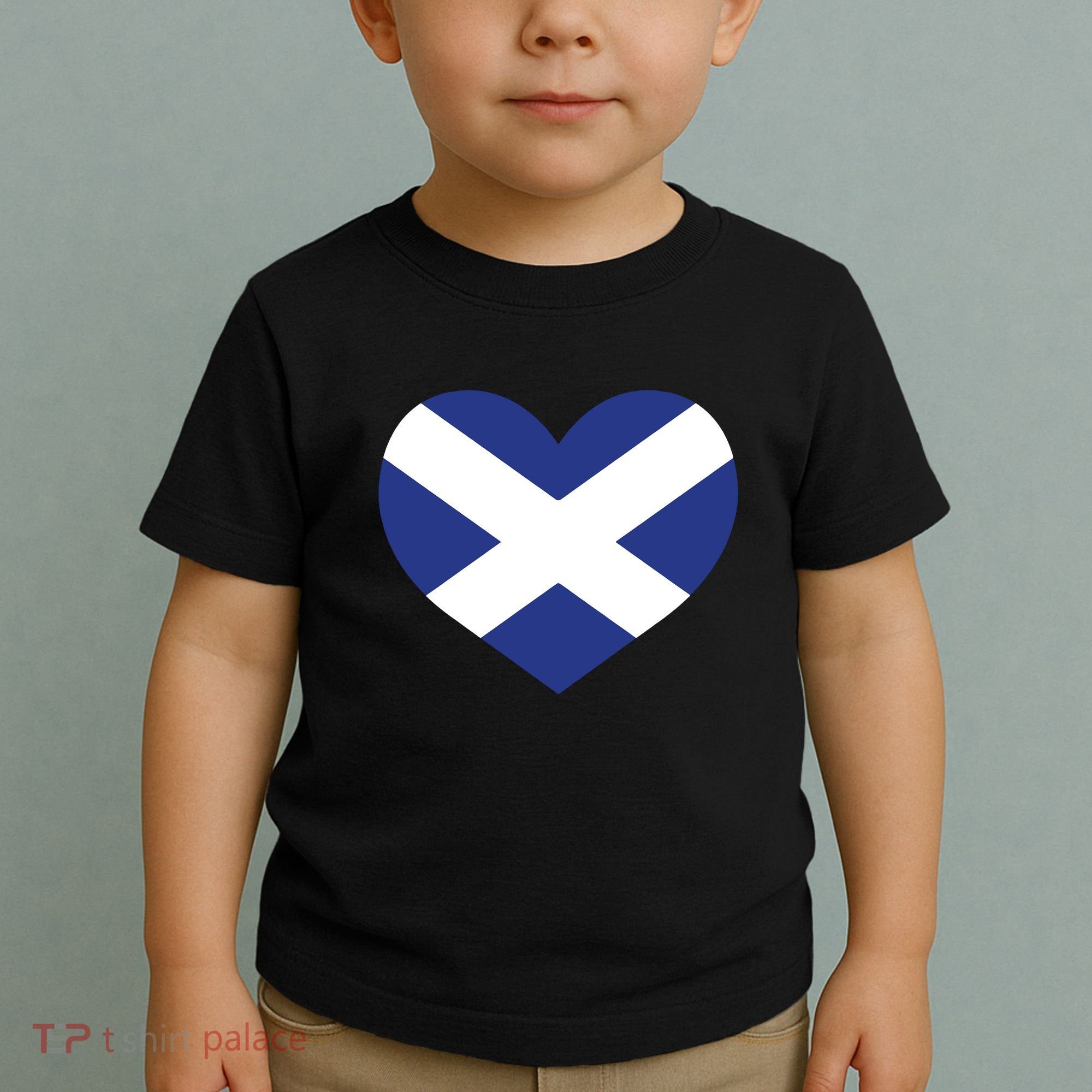 Ladies Scotland Heart Flag Scotland Toddler T-Shirt