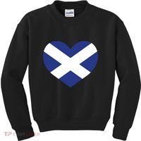 Ladies Scotland Heart Flag Scotland Kids Sweatshirt thumb 0