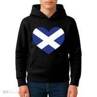 Ladies Scotland Heart Flag Scotland Kids Hoodie thumb 4