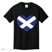 Ladies Scotland Heart Flag Scotland Kids T-Shirt thumb 0
