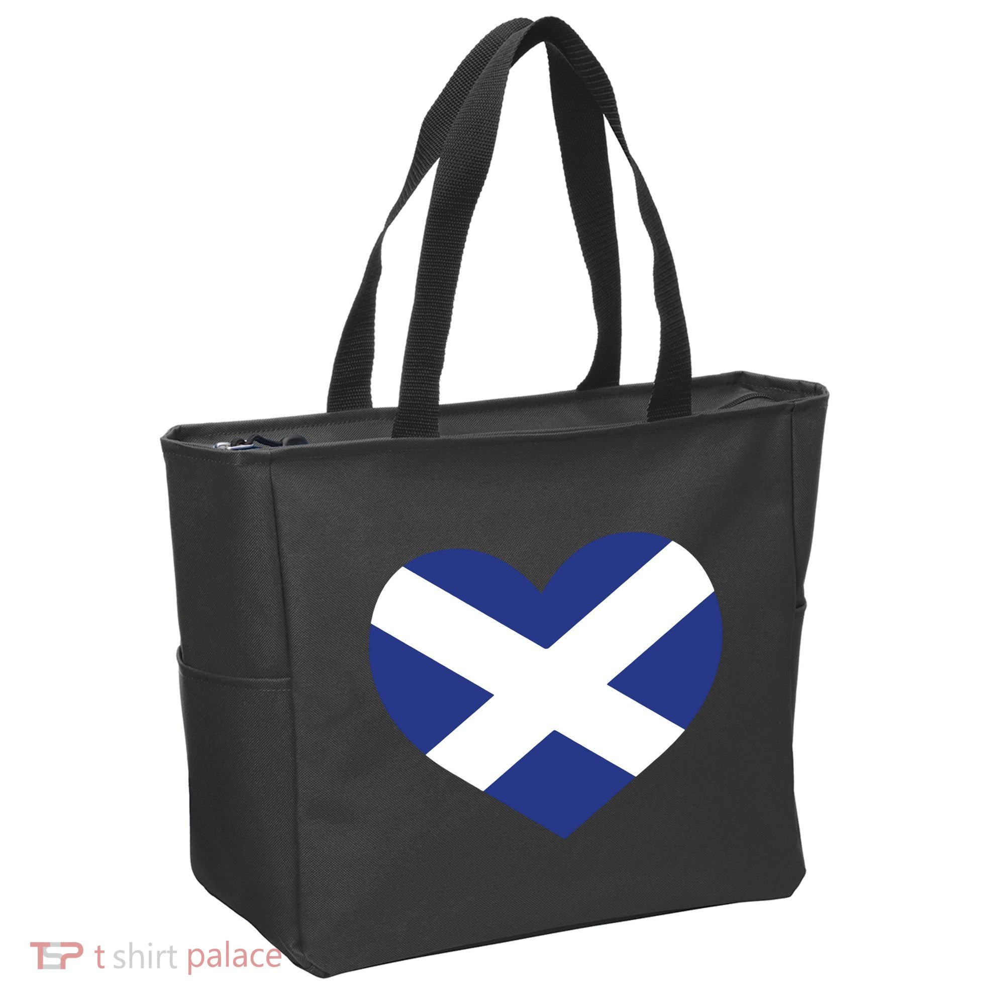 Ladies Scotland Heart Flag Scotland Tote Bag
