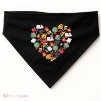 Love School Heart USA-Made Doggie Bandana thumb 0