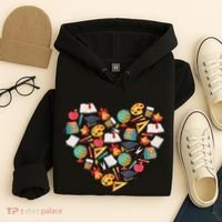 Love School Heart Hoodie thumb 4