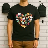Love School Heart T-Shirt thumb 6