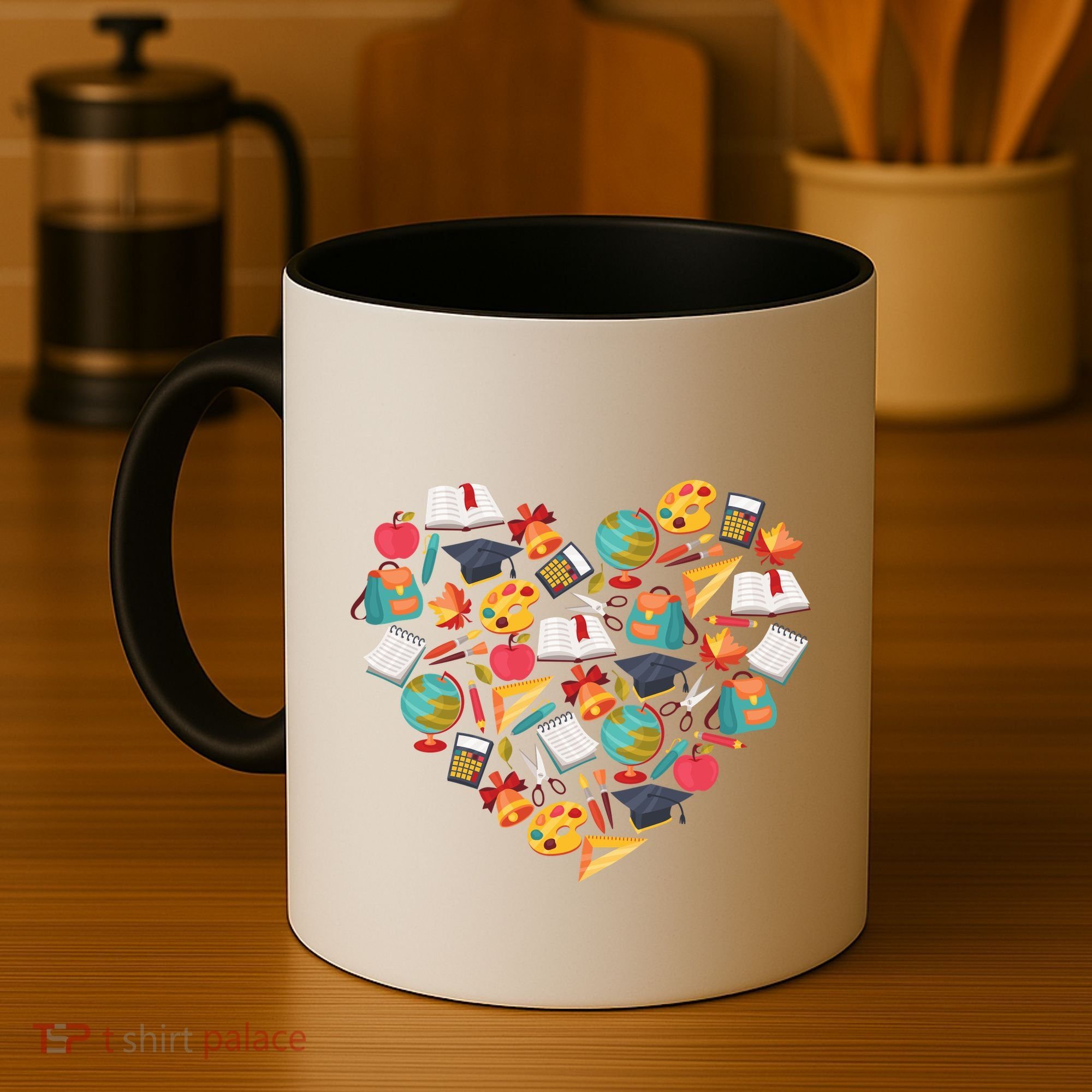 Love School Heart Coffee Mug