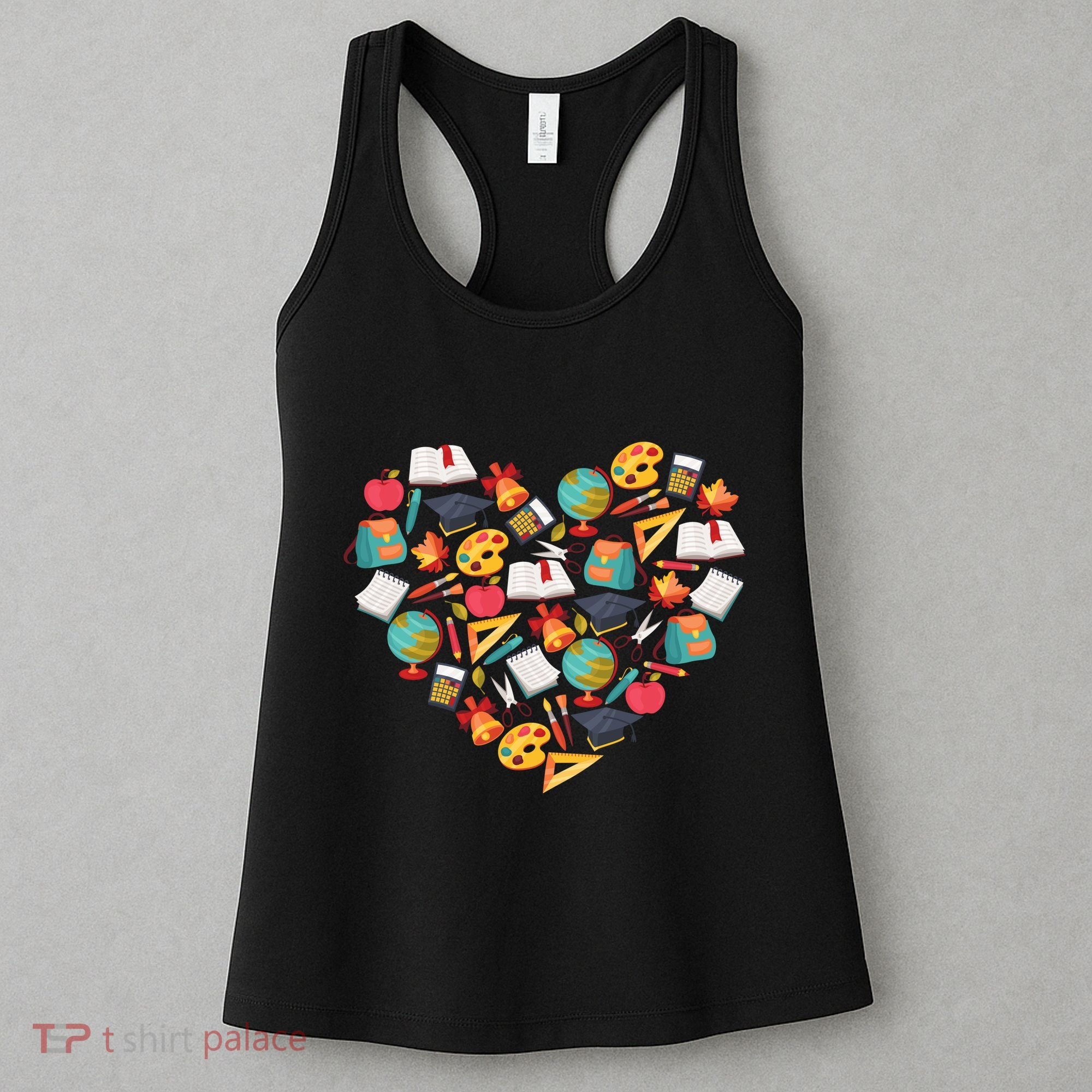 Love School Heart Women's Tank Top