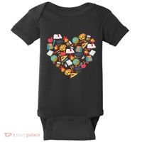 Love School Heart Baby Bodysuit thumb 0