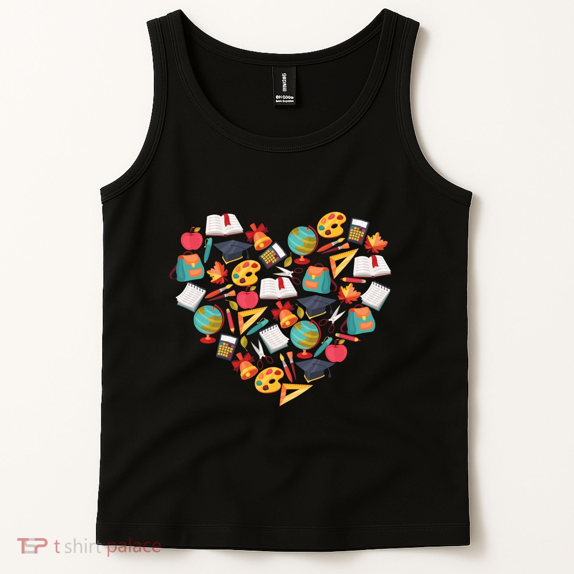 Love School Heart Tank Top