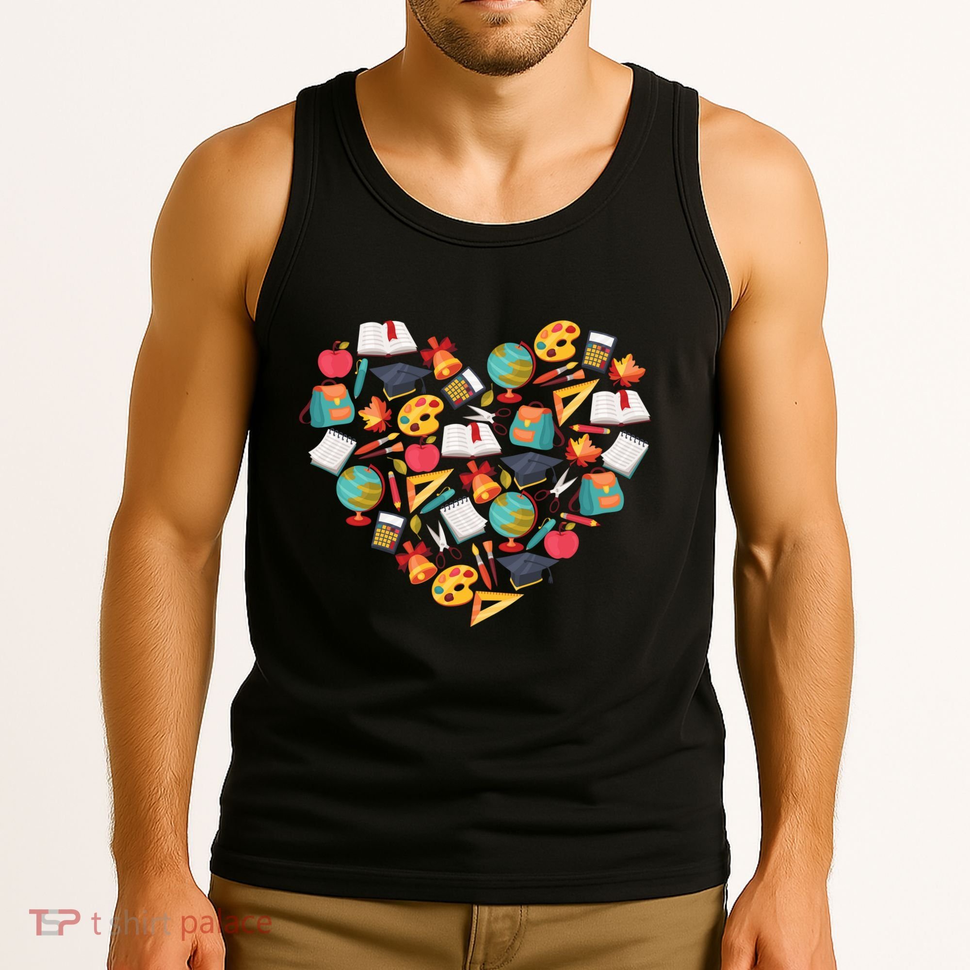 Love School Heart Tank Top