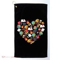 Love School Heart Golf Towel thumb 0