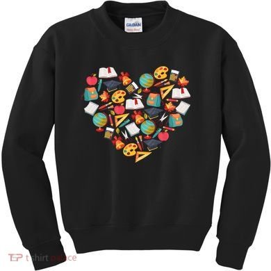 Love School Heart Kids Sweatshirt