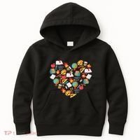 Love School Heart Kids Hoodie thumb 0