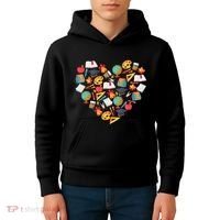 Love School Heart Kids Hoodie thumb 4