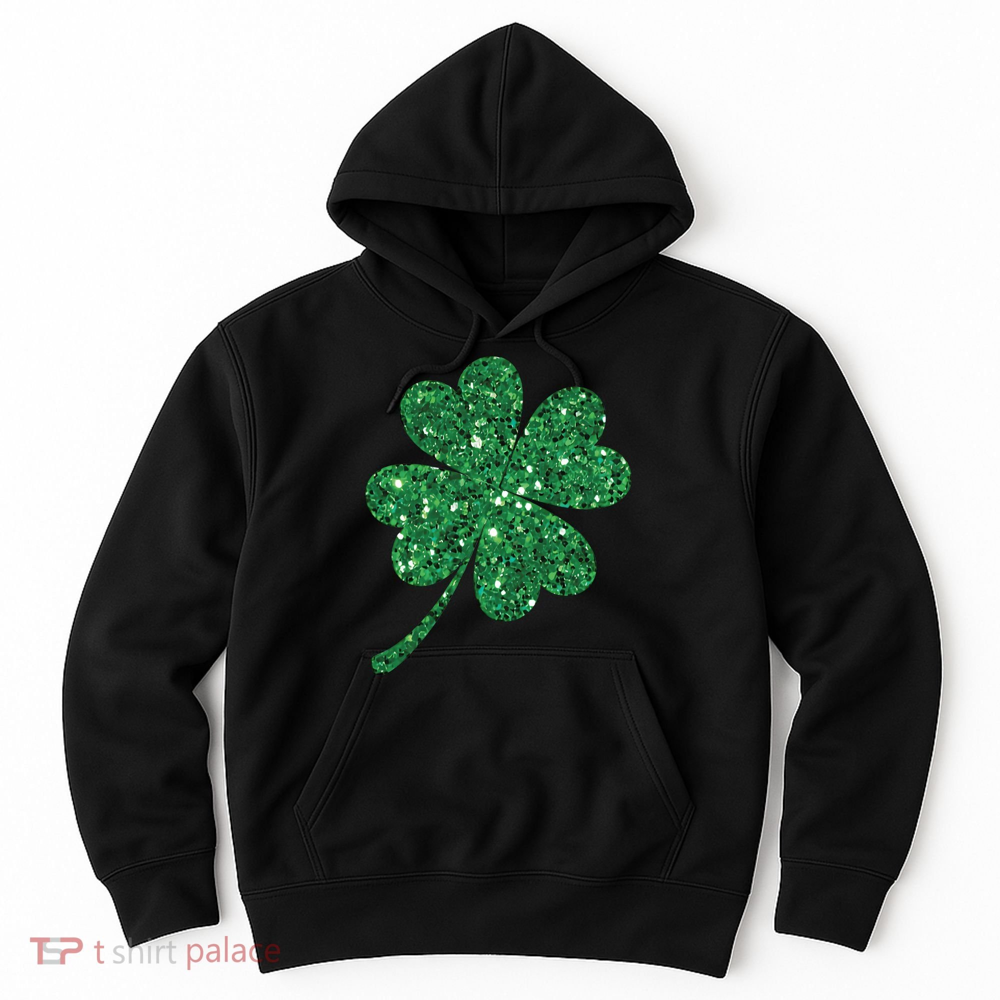 Lucky Shamrock Irish St Patrick's Day Clover 4 Leaf Hoodie