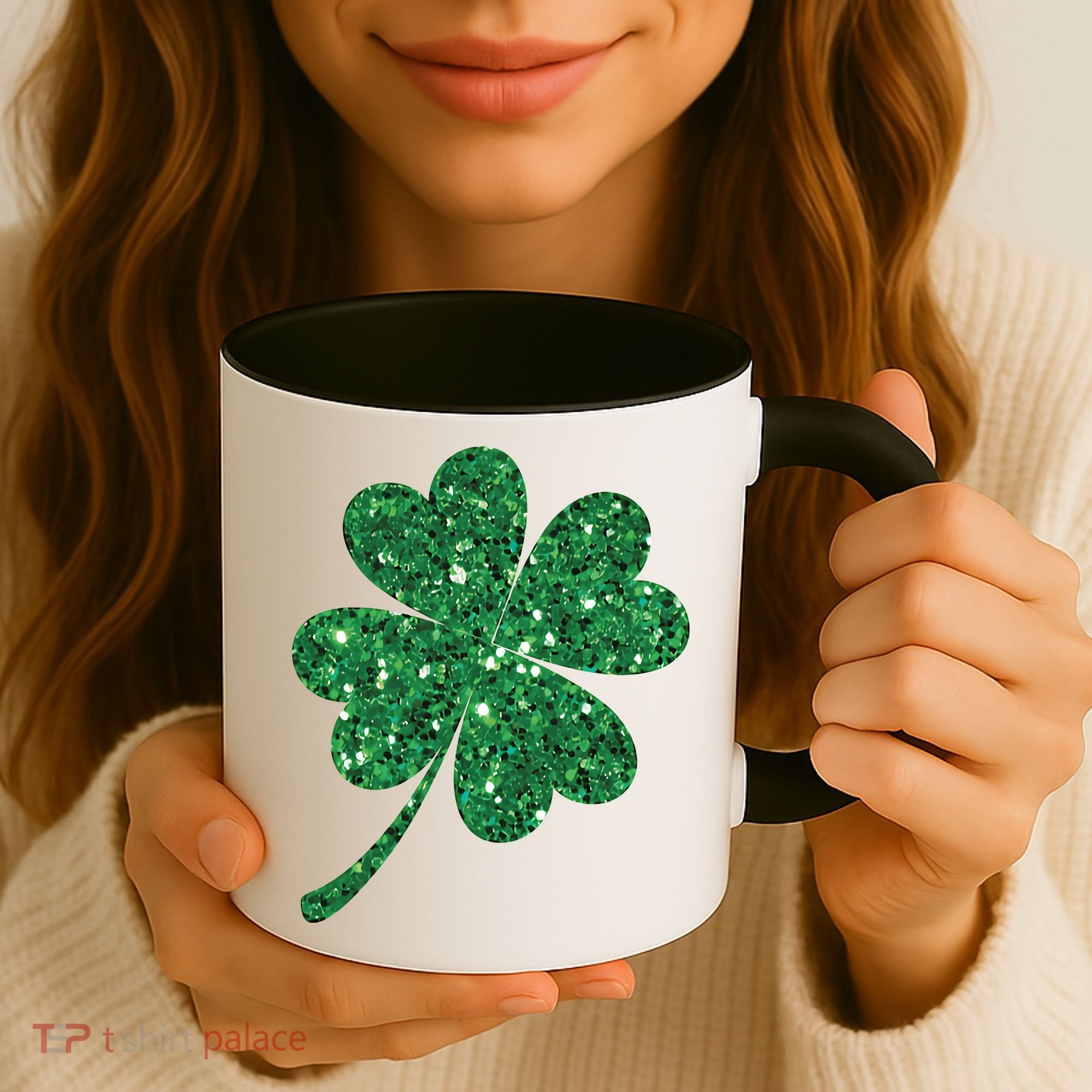 Lucky Shamrock Irish St Patrick's Day Clover 4 Leaf Coffee Mug