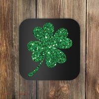 Lucky Shamrock Irish St Patrick's Day Clover 4 Leaf Coaster thumb 0