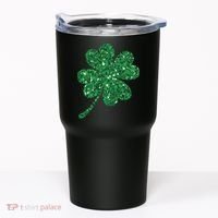 Lucky Shamrock Irish St Patrick's Day Clover 4 Leaf Tumbler thumb 0