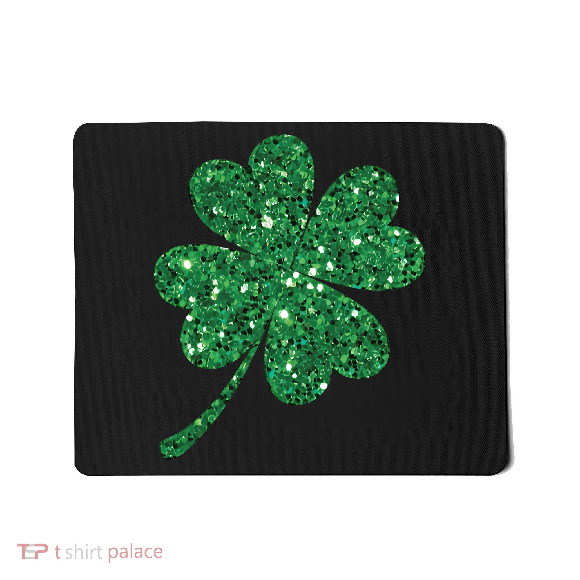 Lucky Shamrock Irish St Patrick's Day Clover 4 Leaf Mousepad