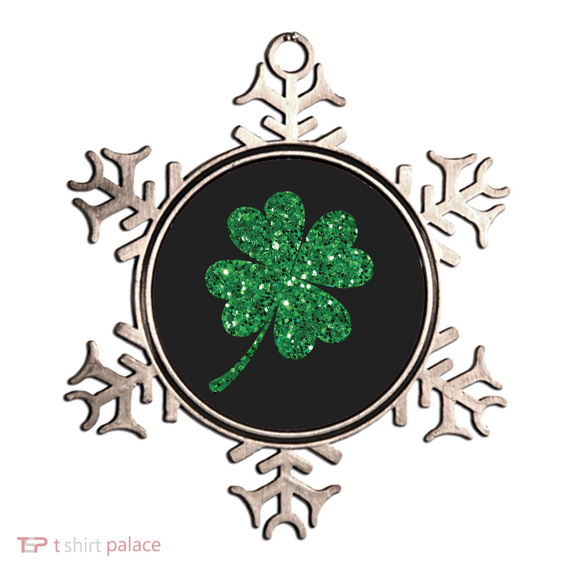Lucky Shamrock Irish St Patrick's Day Clover 4 Leaf Ornament