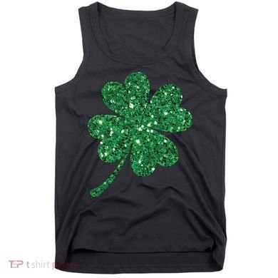 Lucky Shamrock Irish St Patrick's Day Clover 4 Leaf Tank Top