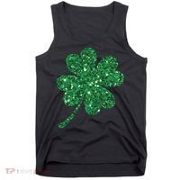 Lucky Shamrock Irish St Patrick's Day Clover 4 Leaf Tank Top thumb 0
