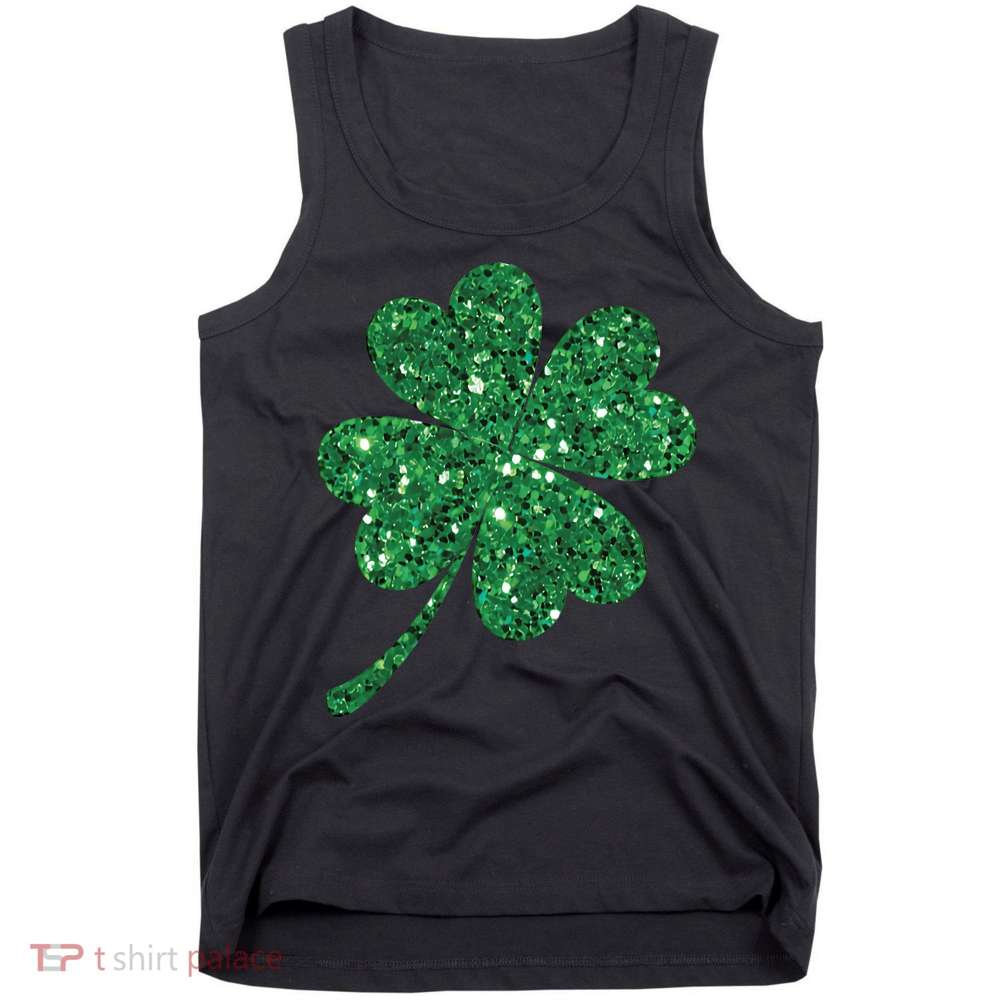 Lucky Shamrock Irish St Patrick's Day Clover 4 Leaf Tank Top
