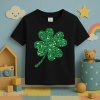 Lucky Shamrock Irish St Patrick's Day Clover 4 Leaf Toddler T-Shirt thumb 3