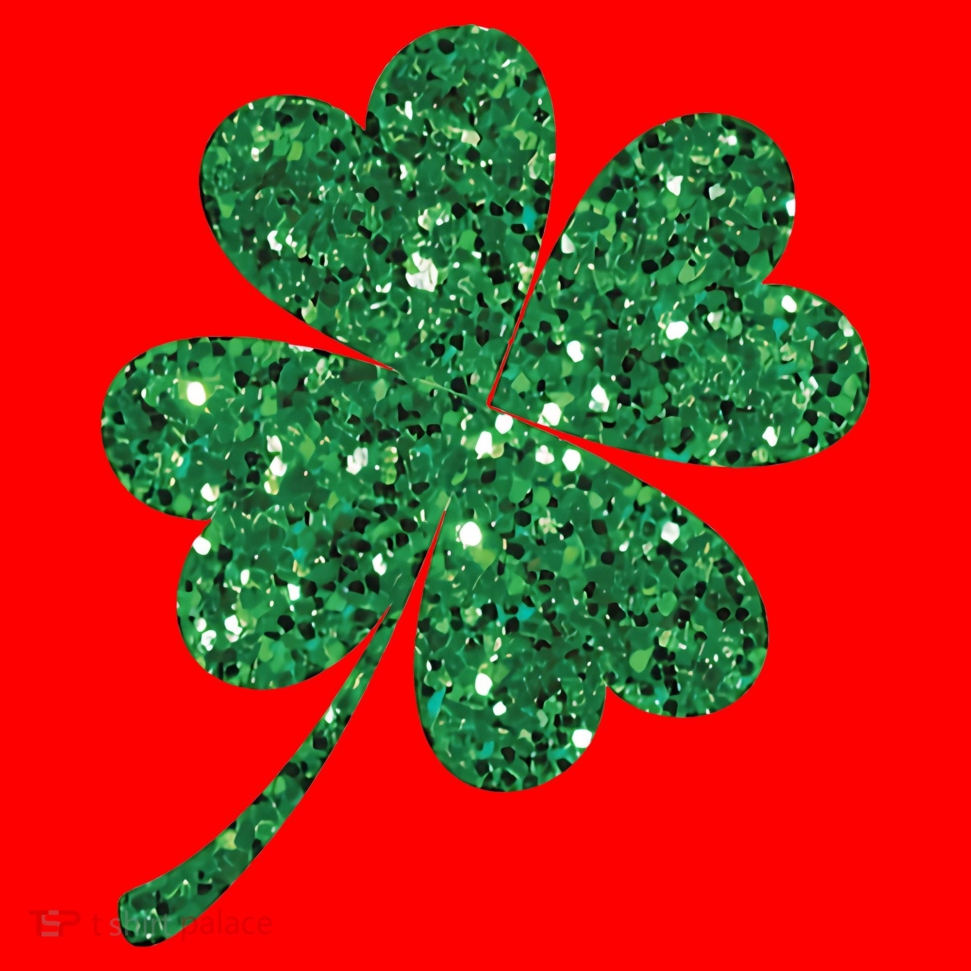 Lucky Shamrock Irish St Patrick's Day Clover 4 Leaf Santa Hat
