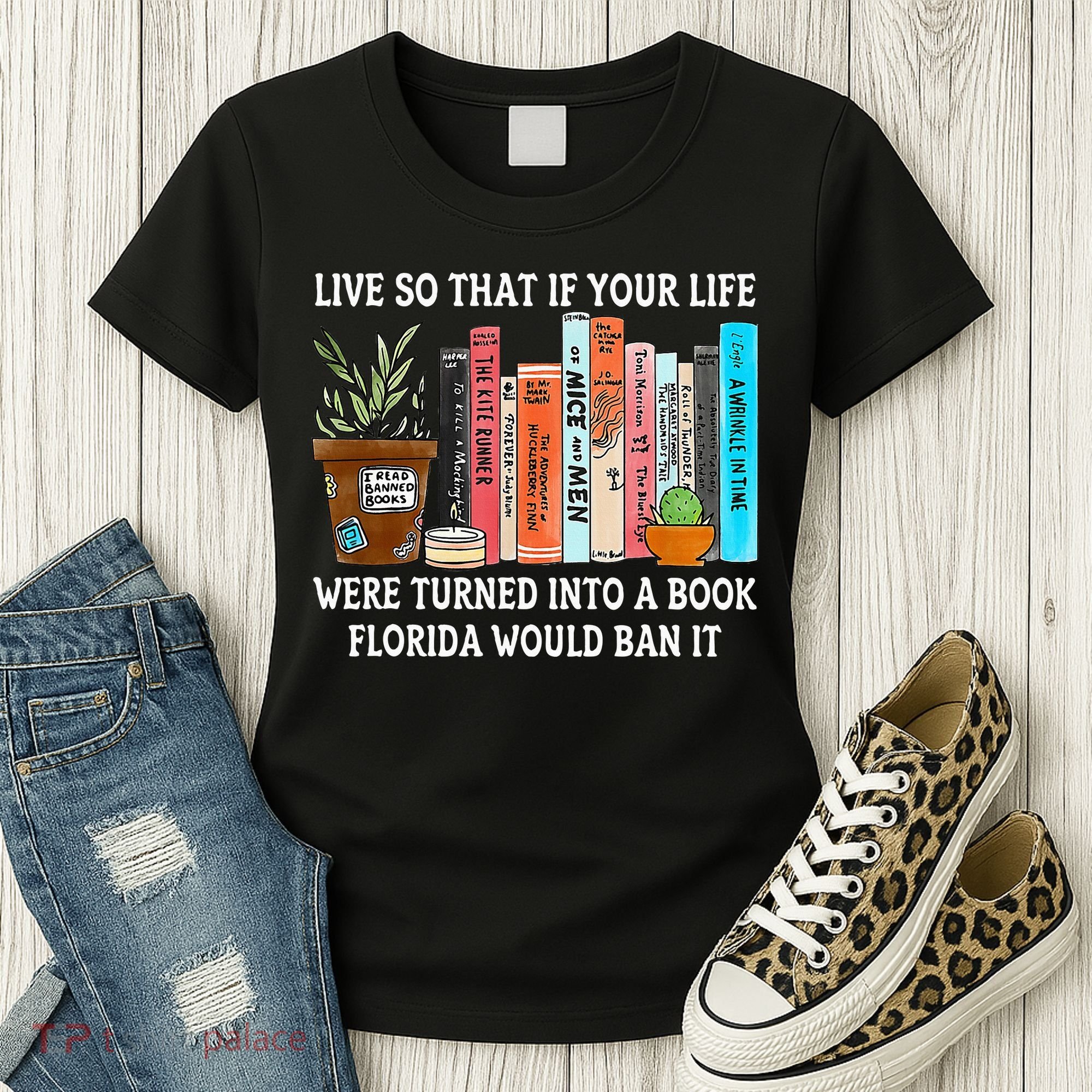 Live So If Your Life Was A Book Florida Would Ban It Women's T-Shirt