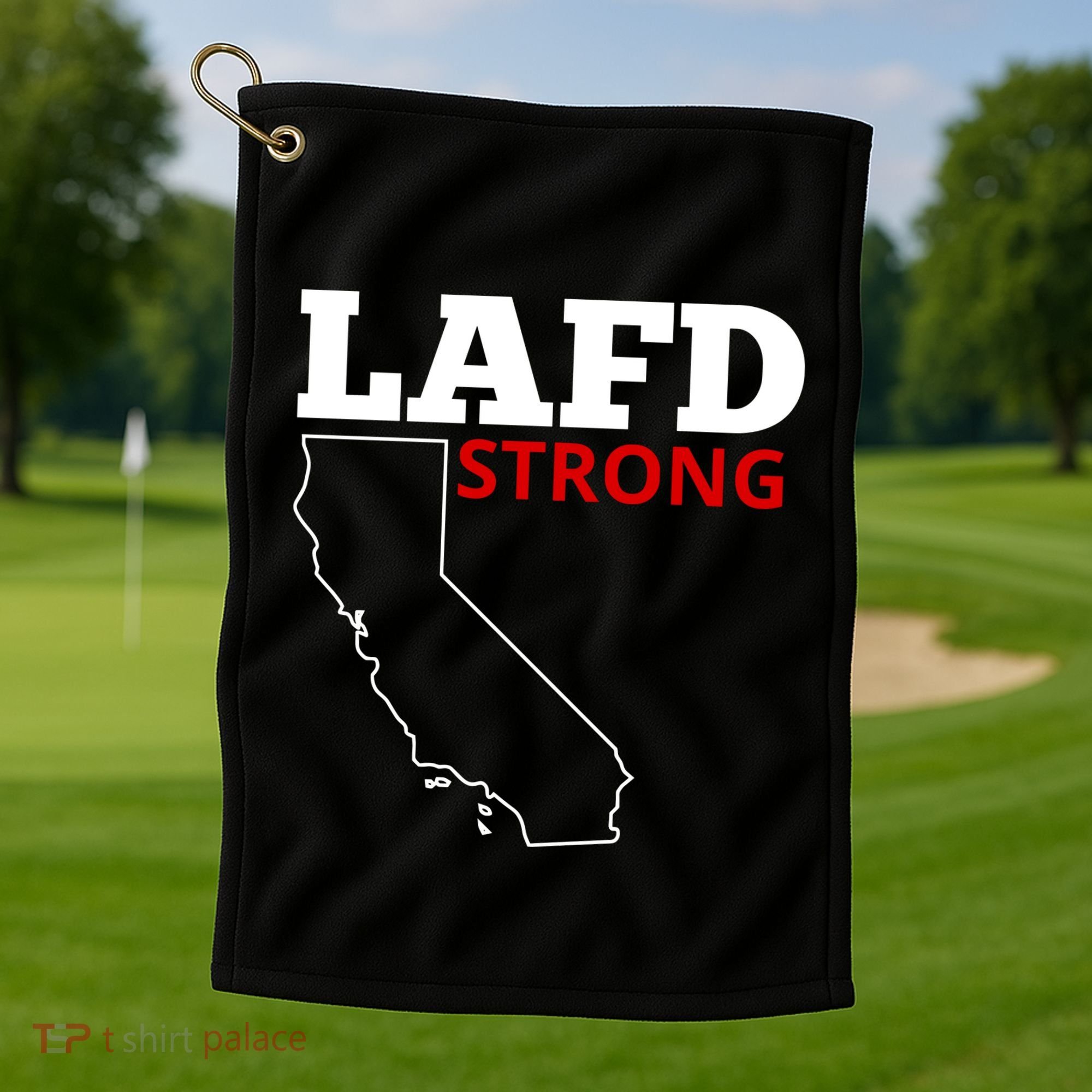Lafd Strong Golf Towel