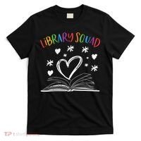 Library Squad Librarian Bookworm Book Lover T-Shirt thumb 0
