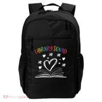 Library Squad Librarian Bookworm Book Lover Backpack thumb 0