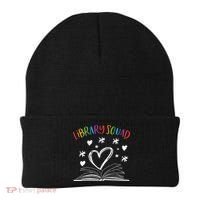 Library Squad Librarian Bookworm Book Lover Beanie thumb 0